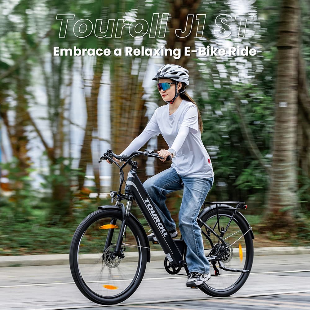 Touroll J1 ST Electric Trekking Bike 27.5'' 250W Motor 36V 15.6Ah Battery