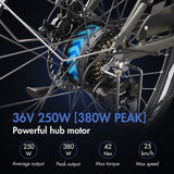 Favorable bici eléctrica de la ciudad de Fafrees F26 26" batería del motor 36V 10Ah de los neumáticos 250W
