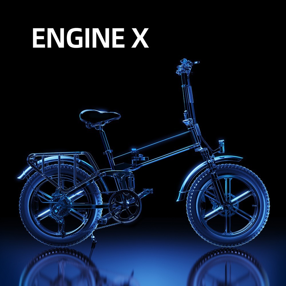 ENGWE ENGINE X Bicicleta eléctrica 20'' Chaoyang Fat Tires 250W 48V 13Ah Batería
