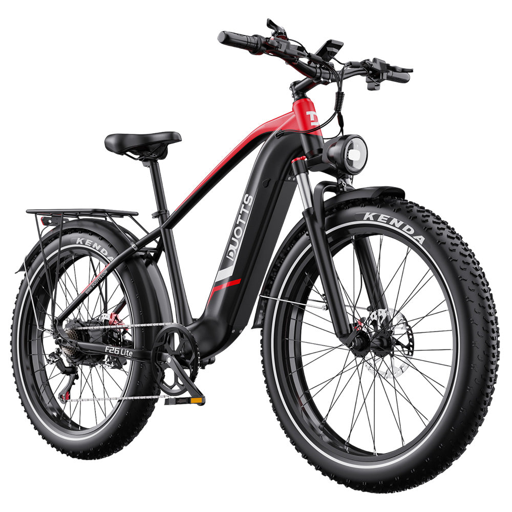 DUOTTS F26 Lite Electric Bike 26" Tires 500W Motors 48V 18Ah Battery