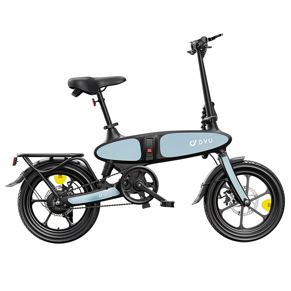 DYU C2 Electric Bike 16" Tires 250W Motor 48V 7.5Ah Battery