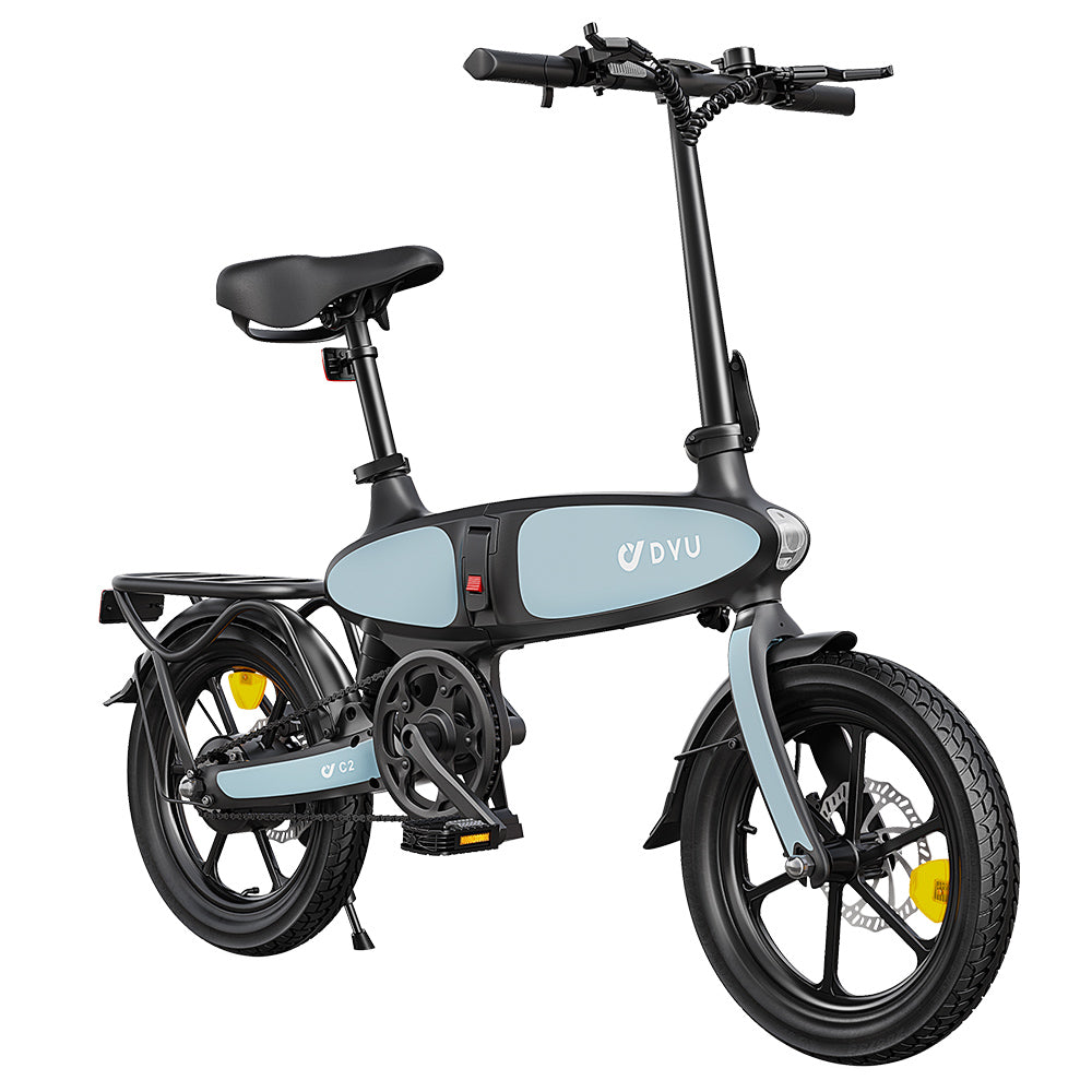 DYU C2 Electric Bike 16" Tires 250W Motor 48V 7.5Ah Battery