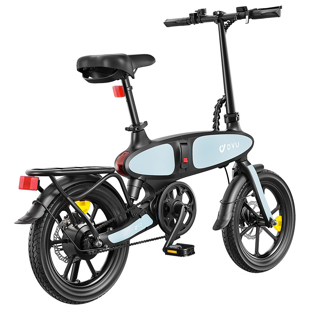 DYU C2 Electric Bike 16" Tires 250W Motor 48V 7.5Ah Battery