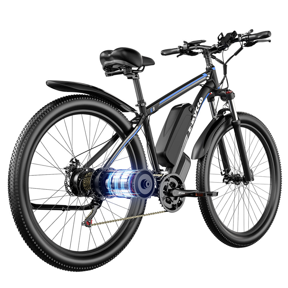 E·Bycco E8 Electric Mountain Bike 29" Tires 750W Motor 48V 17.5Ah Battery