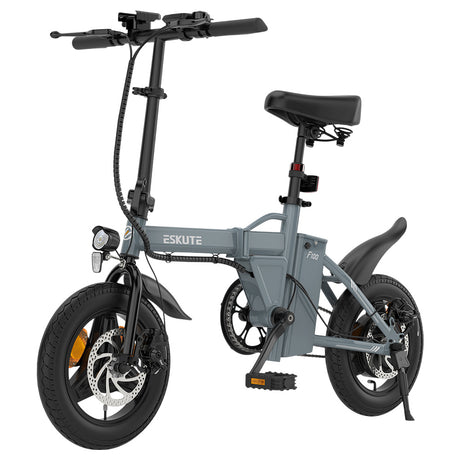 ESKUTE F100 Electric Folding Bike 14" Tires 250W Motor 36V 9Ah Battery