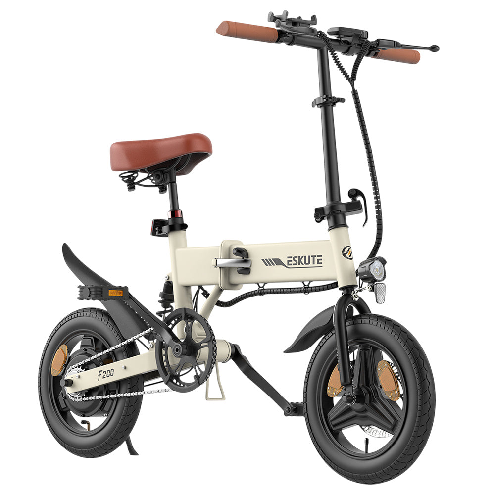 ESKUTE F200 Electric Folding Bike 14" Tires 250W Motor 36V 7.8Ah Battery