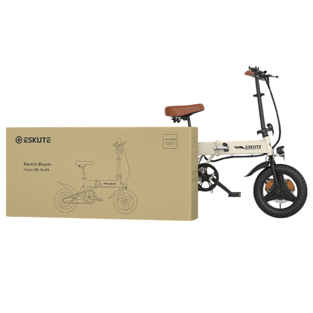ESKUTE F200 Electric Folding Bike 14" Tires 250W Motor 36V 7.8Ah Battery