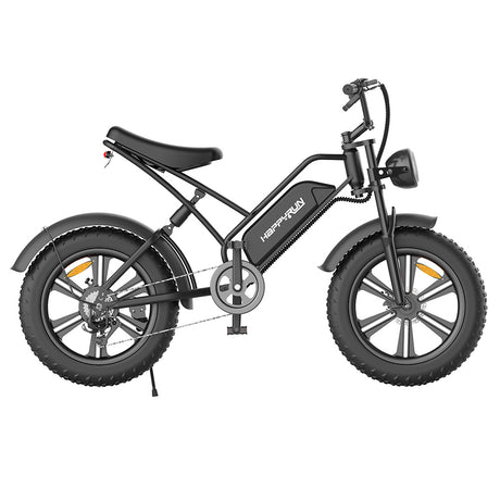 HAPPYRUN HR-G50 Electric Bike 20" Fat Tires 750W Motor 48V 18Ah Battery