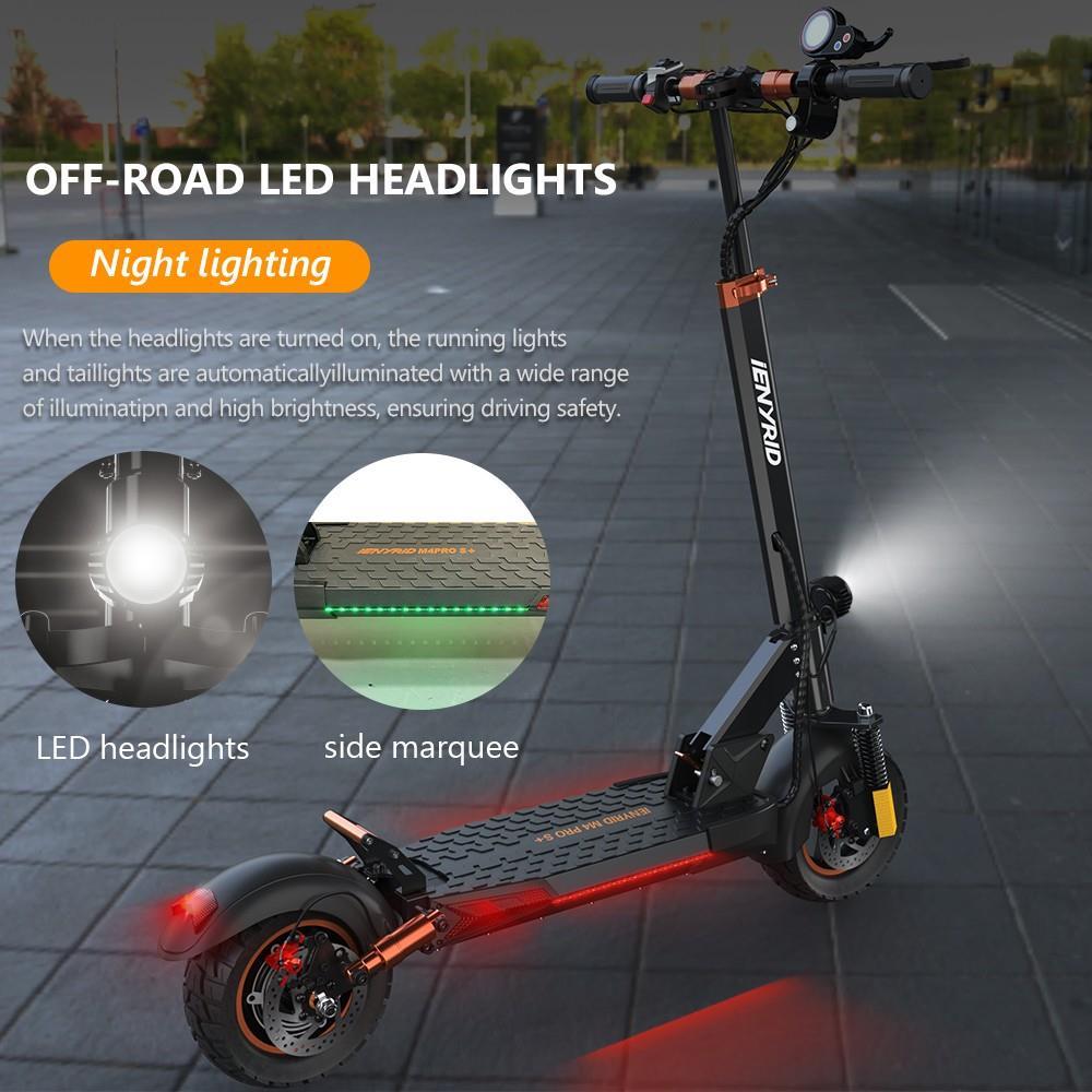 iENYRID M4 Pro S+ Electric Scooter with Seat 10'' Tires 800W 48V 16Ah Battery