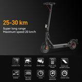 iSinwheel E9 Pro Electric Scooter with ABE 8.5" Tires 350W Motor 36V 7.5Ah Battery