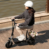 iScooter F2 Electric Scooter With Basket 10" Tires 500W 36V 7.8AH Battery