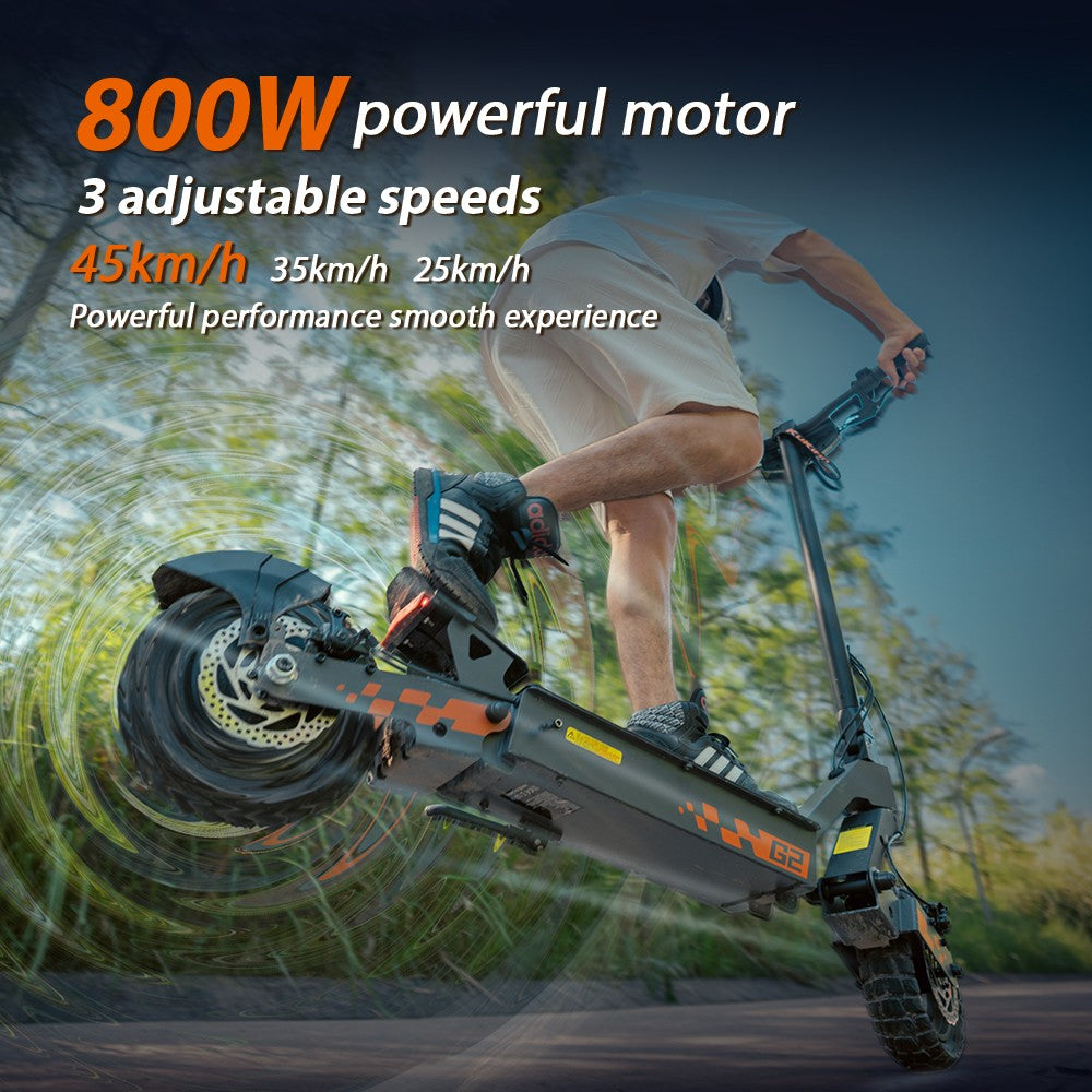 Kukirin G2 Electric Scooter 10" Tires 800W Motor 48V 15Ah Battery