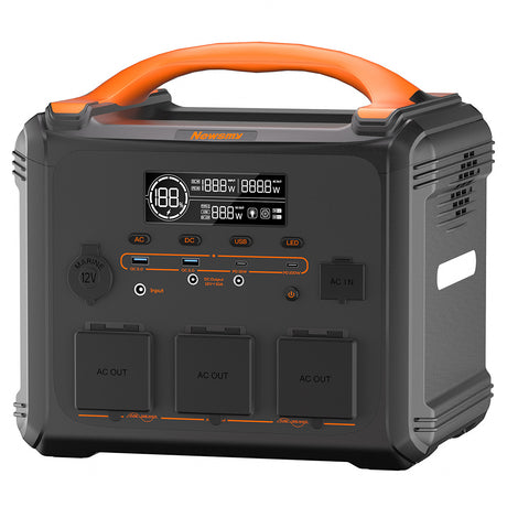 NEWSMY S1210 1200W Portable Power Station 1102.5Wh Peak 2400W