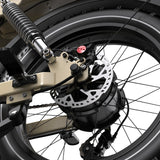 ONESPORT W77 Electric Bike 20" Tires 500W Motor 48V 18Ah Battery