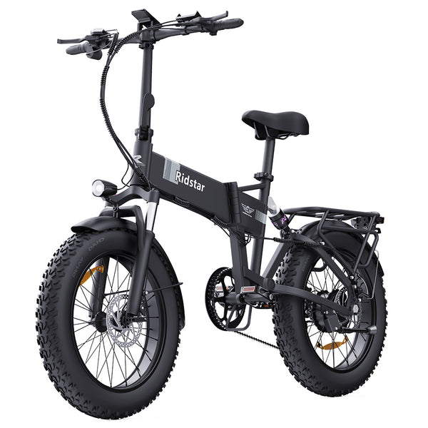 Ridstar H20 Folding Electric Bike 20" Fat Tires 1000W Motors 48V 15Ah Battery