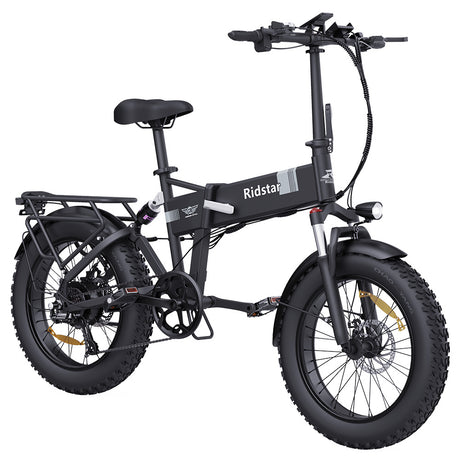Ridstar H20 Folding Electric Bike 20" Fat Tires 1000W Motors 48V 15Ah Battery