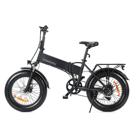 Touroll S1 Electric Mountain Bike 20" Fat Tires 750W 48V 15.6Ah Battery