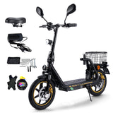 TWOFISH M5 Elite-E Electric Scooter 14" Tire 40km/h 500W 48V 13Ah Battery