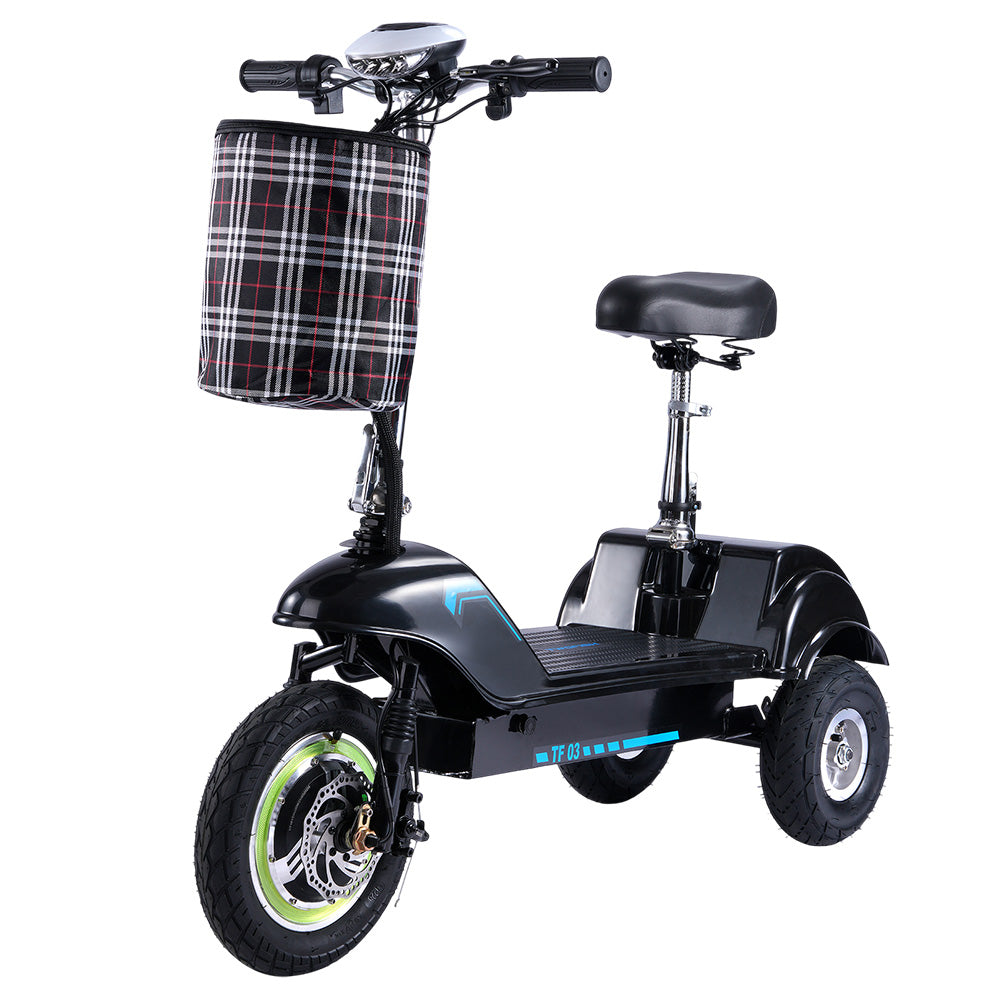 TWOFFISH TF-03 Electric Tricycle Scooter 350W Motor 48V 15AH Battery