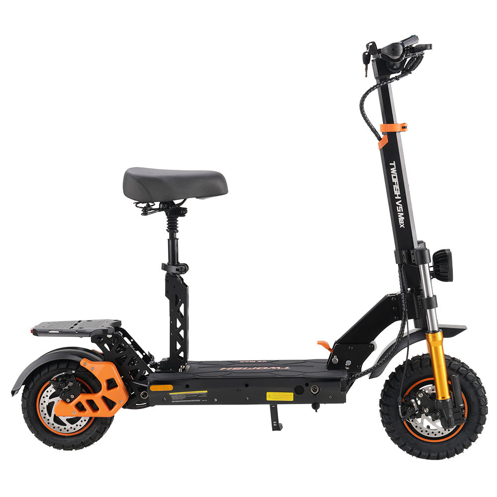 TWOFISH V5 Max Electric Scooter Off-road Tire 800W Motor 48V 18Ah Battery