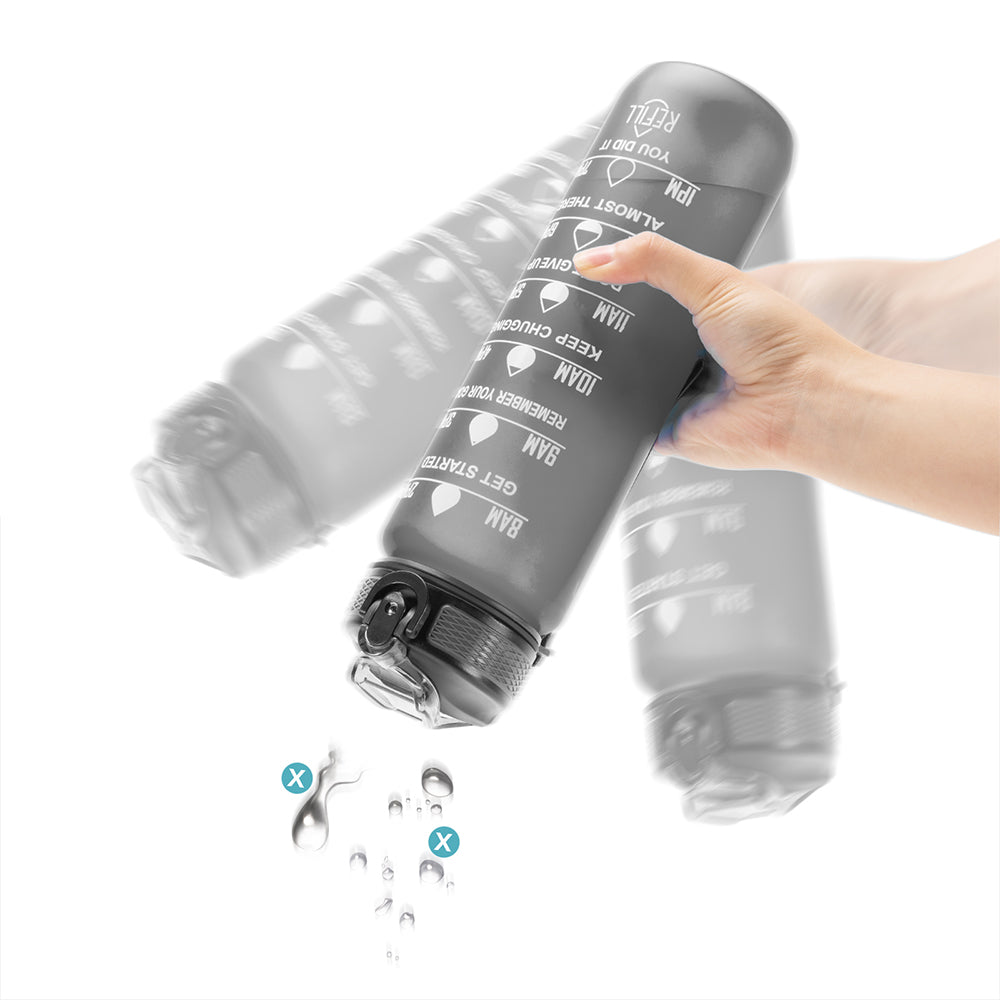 oolactive water bottle blck gray 320z details