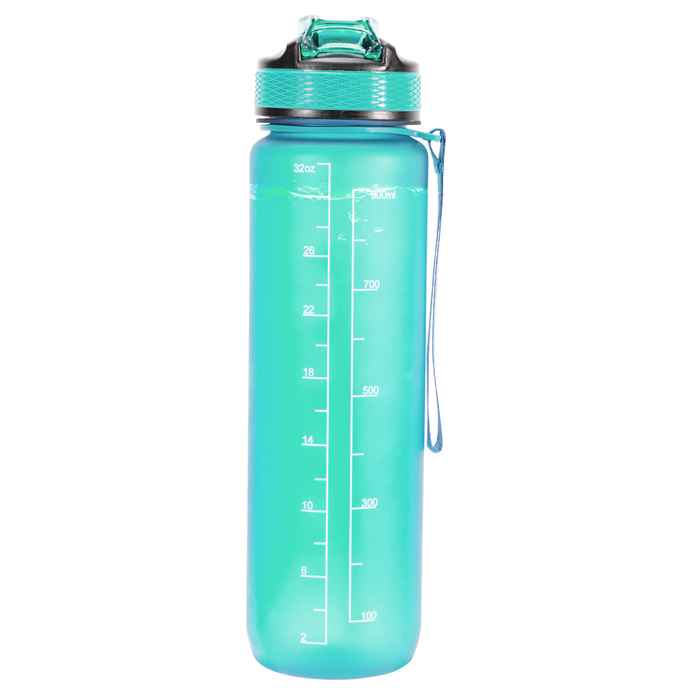 Cycling Motivational Water Bottle With Straw 32oz